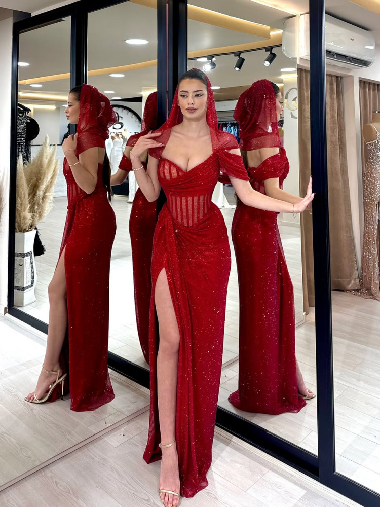 Aliyah  Sexy backless long dress