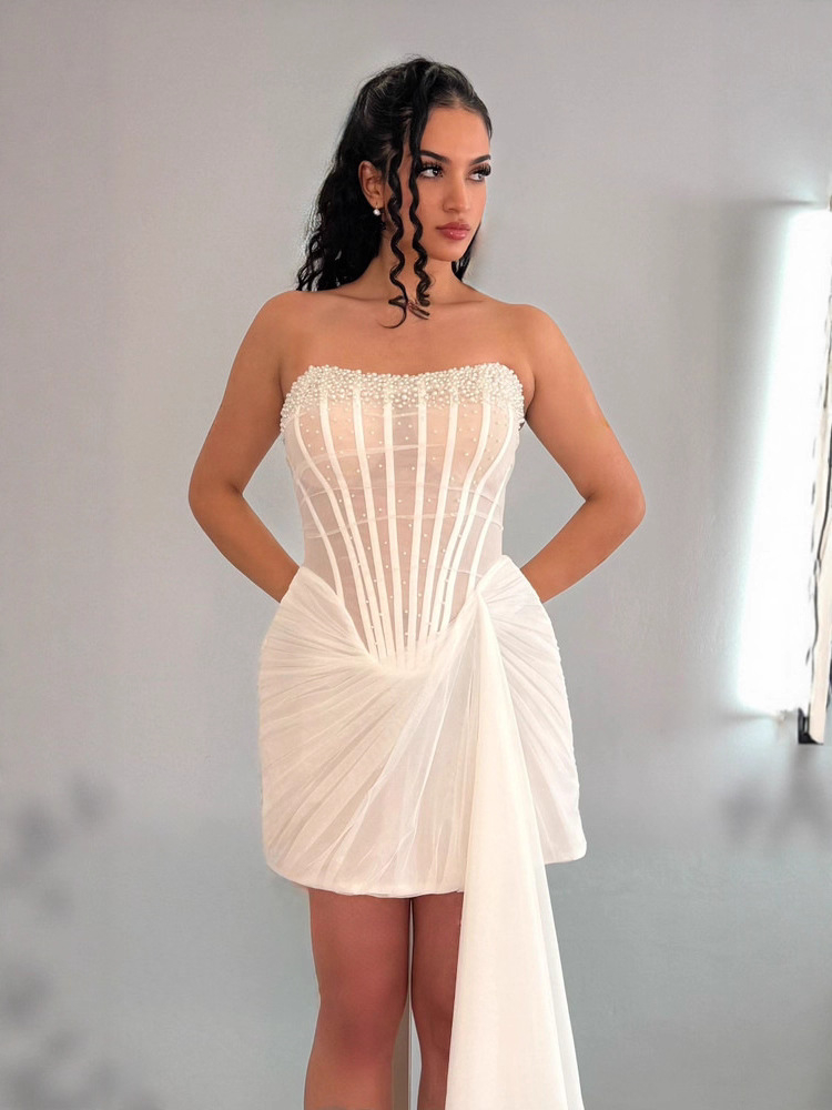 Annabel White Bodycon Dress