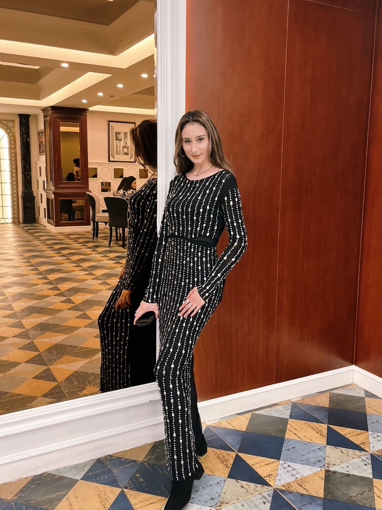 Ashlyn Black Bodycon Dress