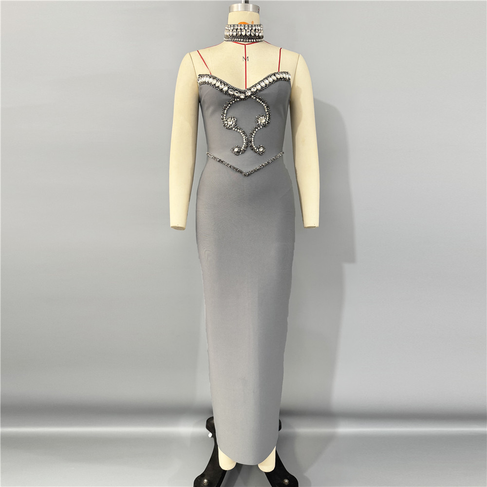 Arianne Gray Strapless Dress