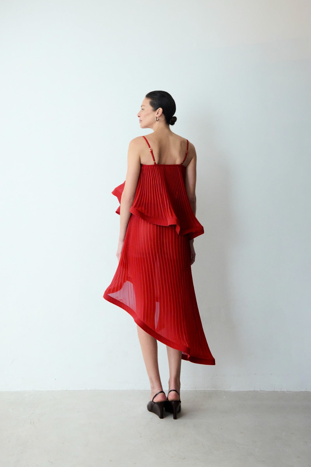 Ayla Brown Irregular Dress