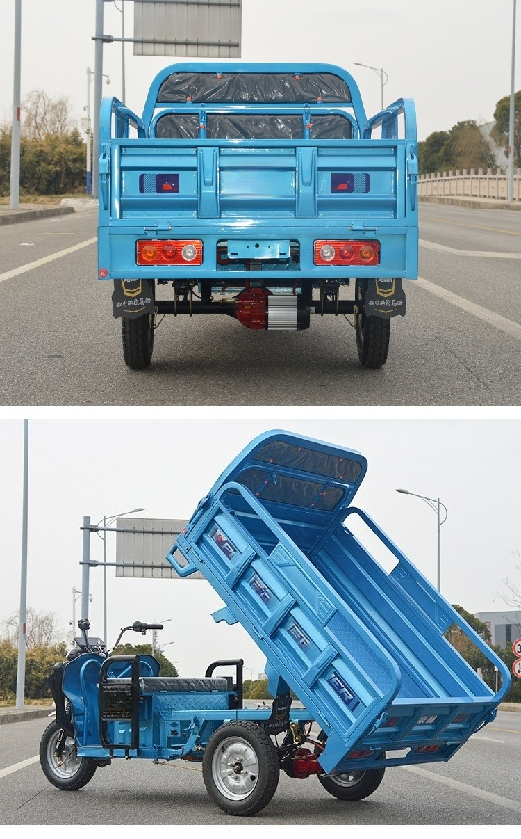 Heavy-Duty Electric Tricycle Cargo Loader | High-Torque Motor | Reinforced Steel Frame