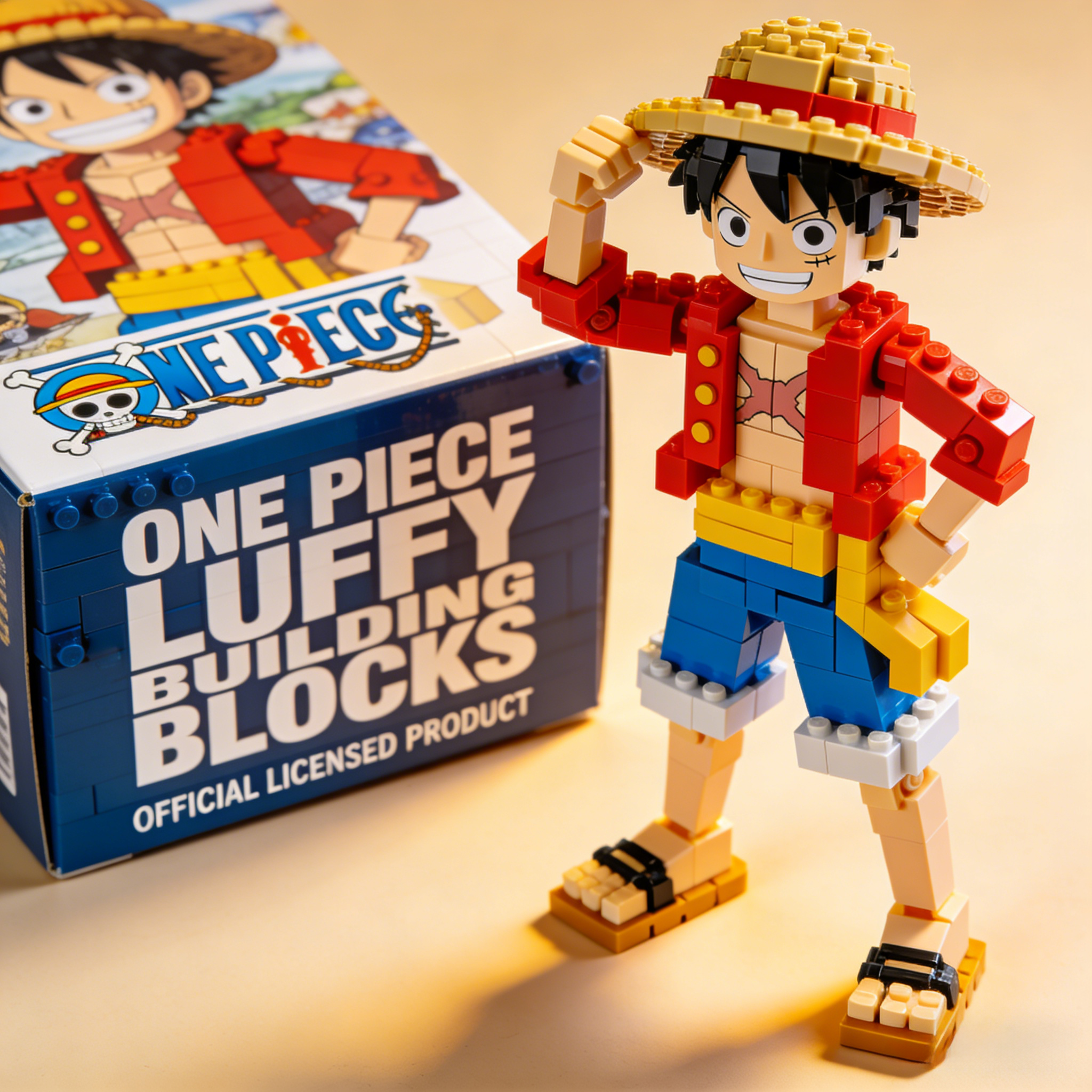 Monkey D. Luffy Pirate Ship Building Blocks Set – Anime Collectible Display Model