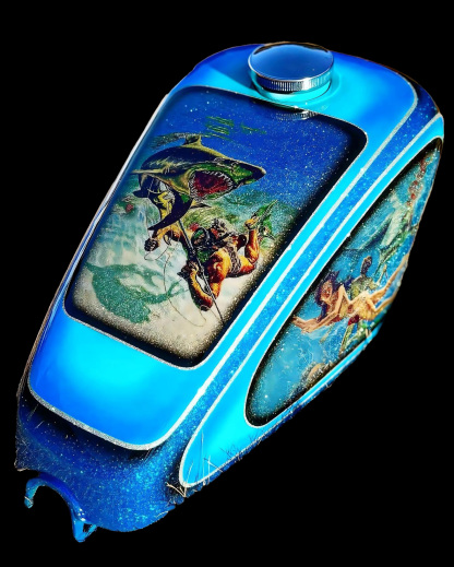 motorcycle gas tank decal