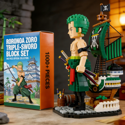 Roronoa Zoro Classic Block Figure | Must-Have for One Piece Fans