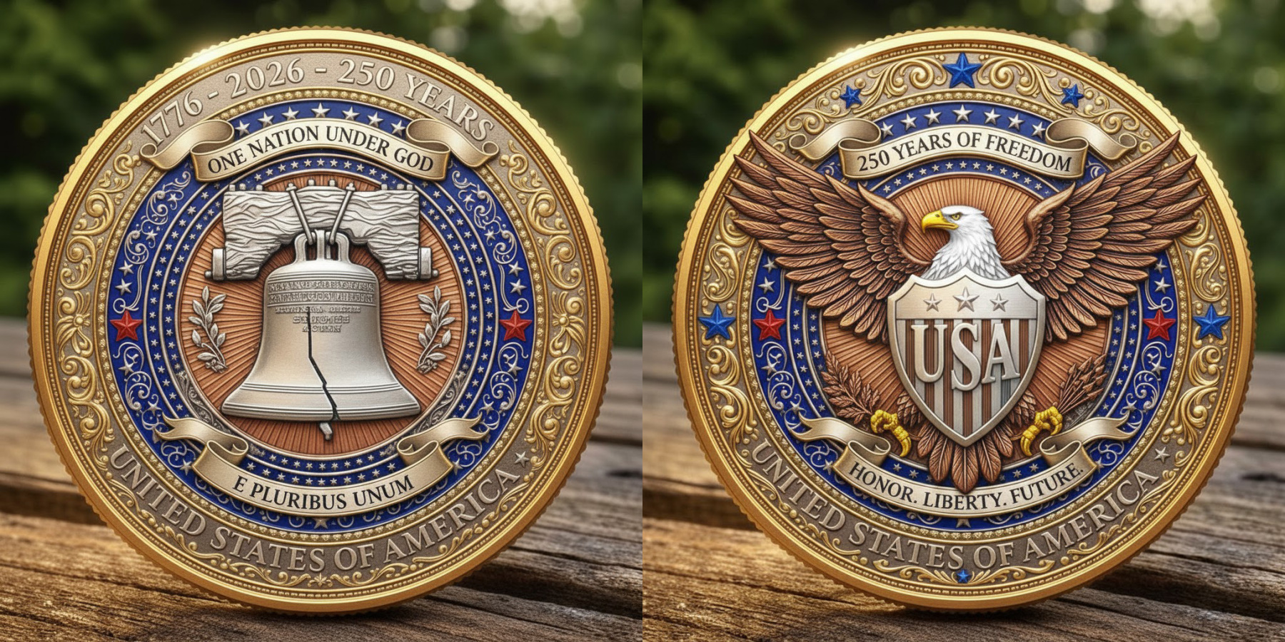 U.S 250th Anniversary Commemorative Coin