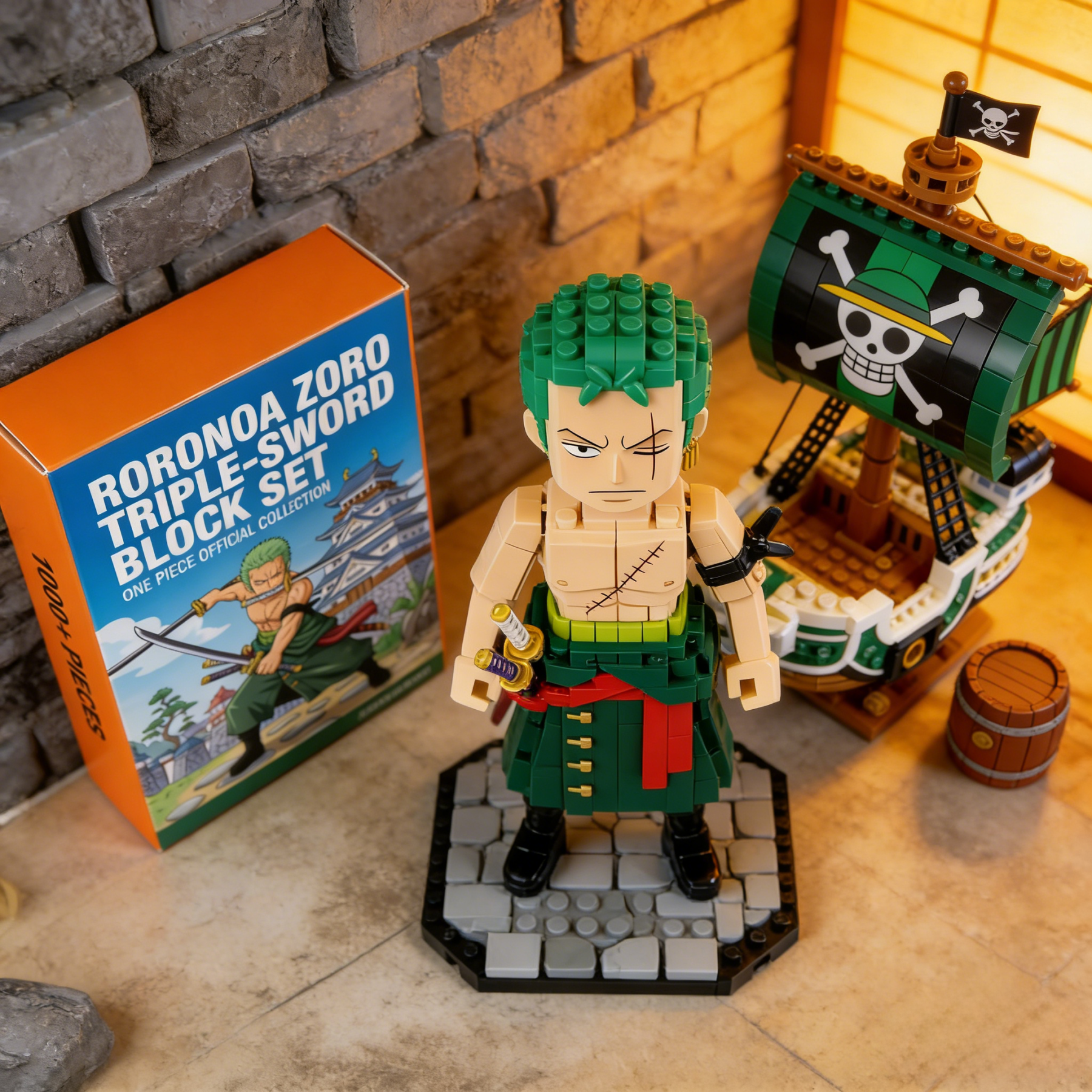 Roronoa Zoro Classic Block Figure | Must-Have for One Piece Fans