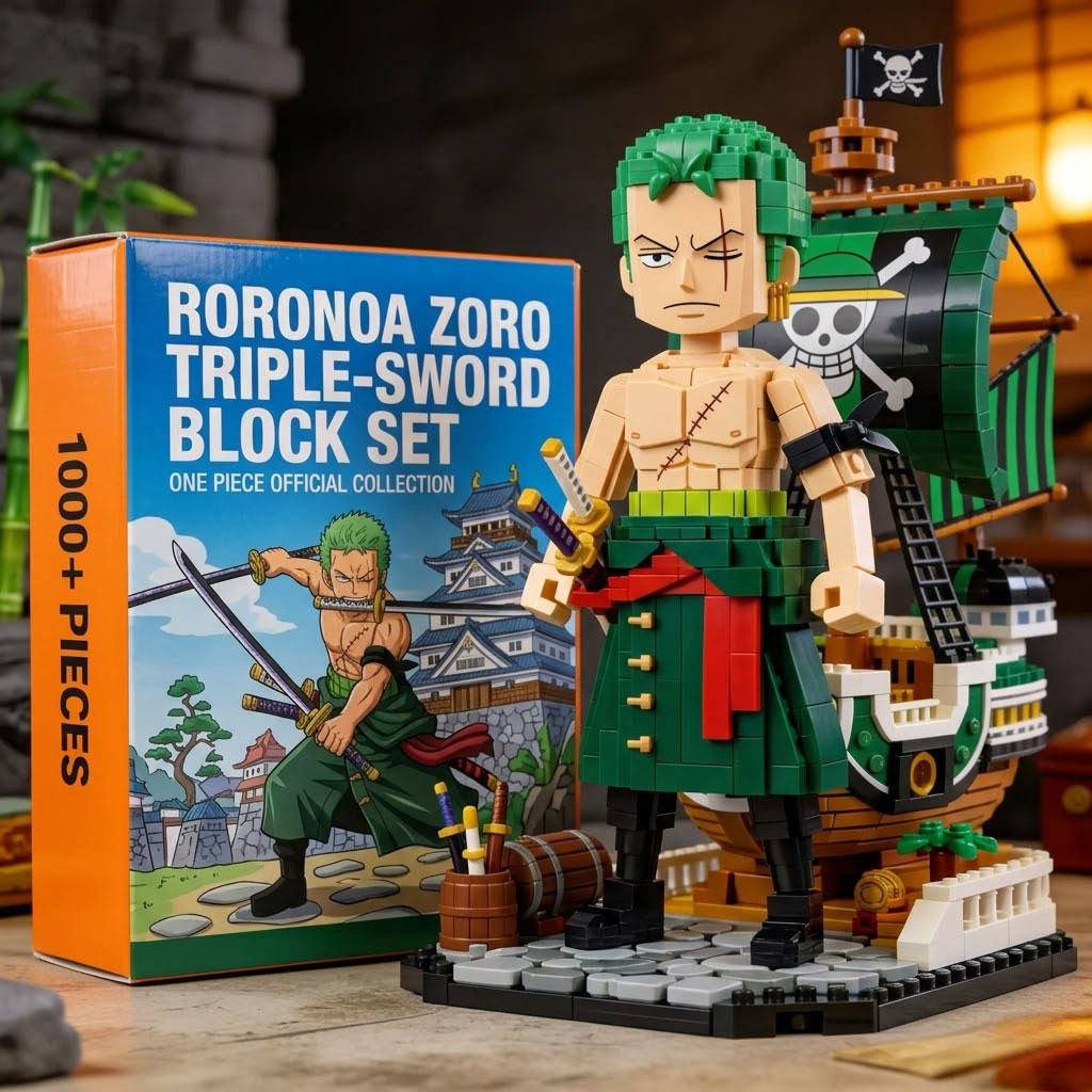 Roronoa Zoro Classic Block Figure | Must-Have for One Piece Fans