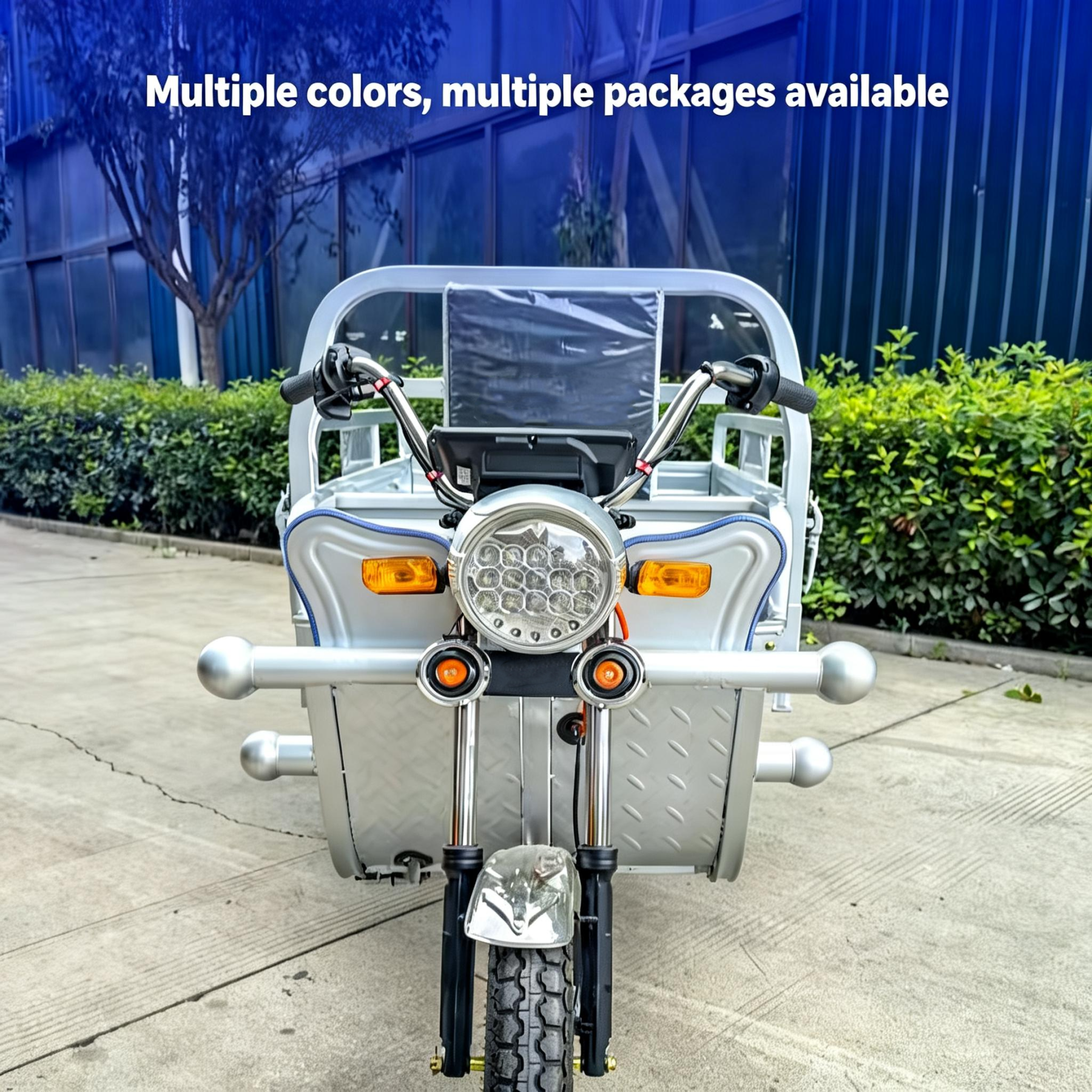 Heavy-Duty Electric Tricycle Cargo Loader | High-Torque Motor | Reinforced Steel Frame