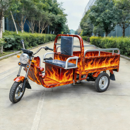 Heavy-Duty Electric Tricycle Cargo Loader | High-Torque Motor | Reinforced Steel Frame