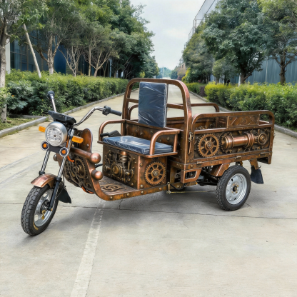 Heavy-Duty Electric Tricycle Cargo Loader | High-Torque Motor | Reinforced Steel Frame