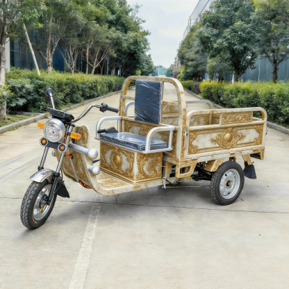 Heavy-Duty Electric Tricycle Cargo Loader | High-Torque Motor | Reinforced Steel Frame