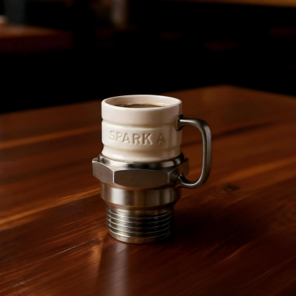 Industrial Spark Plug Coffee Mug