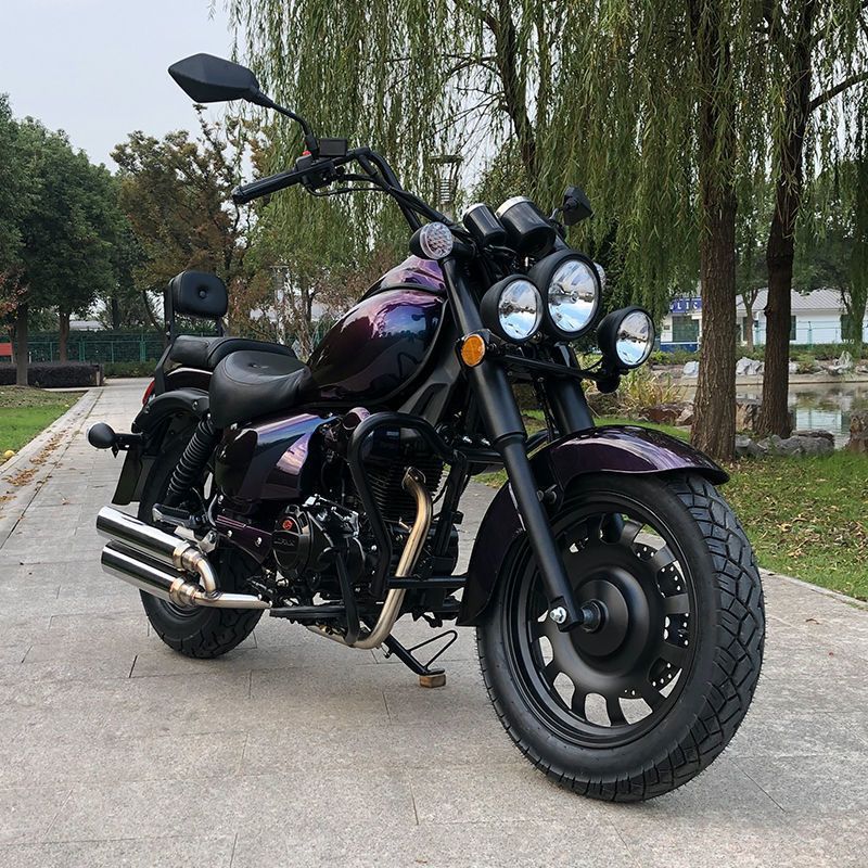 Brand-new Rebel 200 retro motorcycle with electronic fuel injection, cruising, fuel-powered street bike, motorcycle, can be registered.