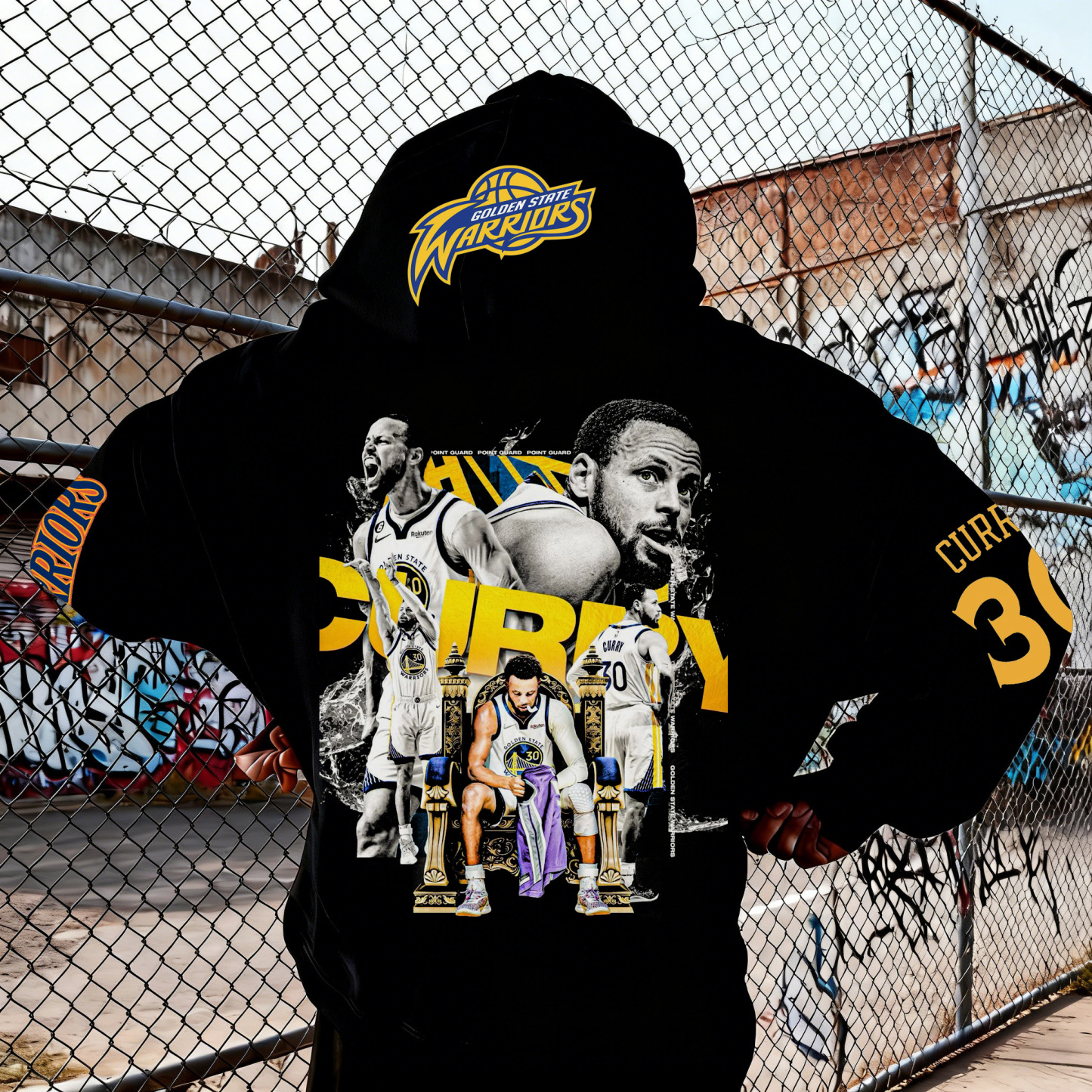 Basketball Tribute SC30 MVP Career Black Jumper Hoodie