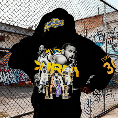 Basketball Tribute SC30 MVP Career Black Jumper Hoodie