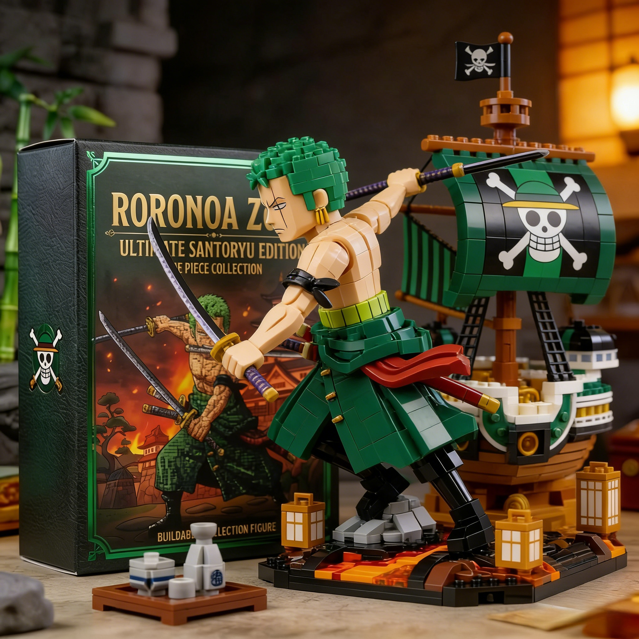 Roronoa Zoro Classic Block Figure | Must-Have for One Piece Fans