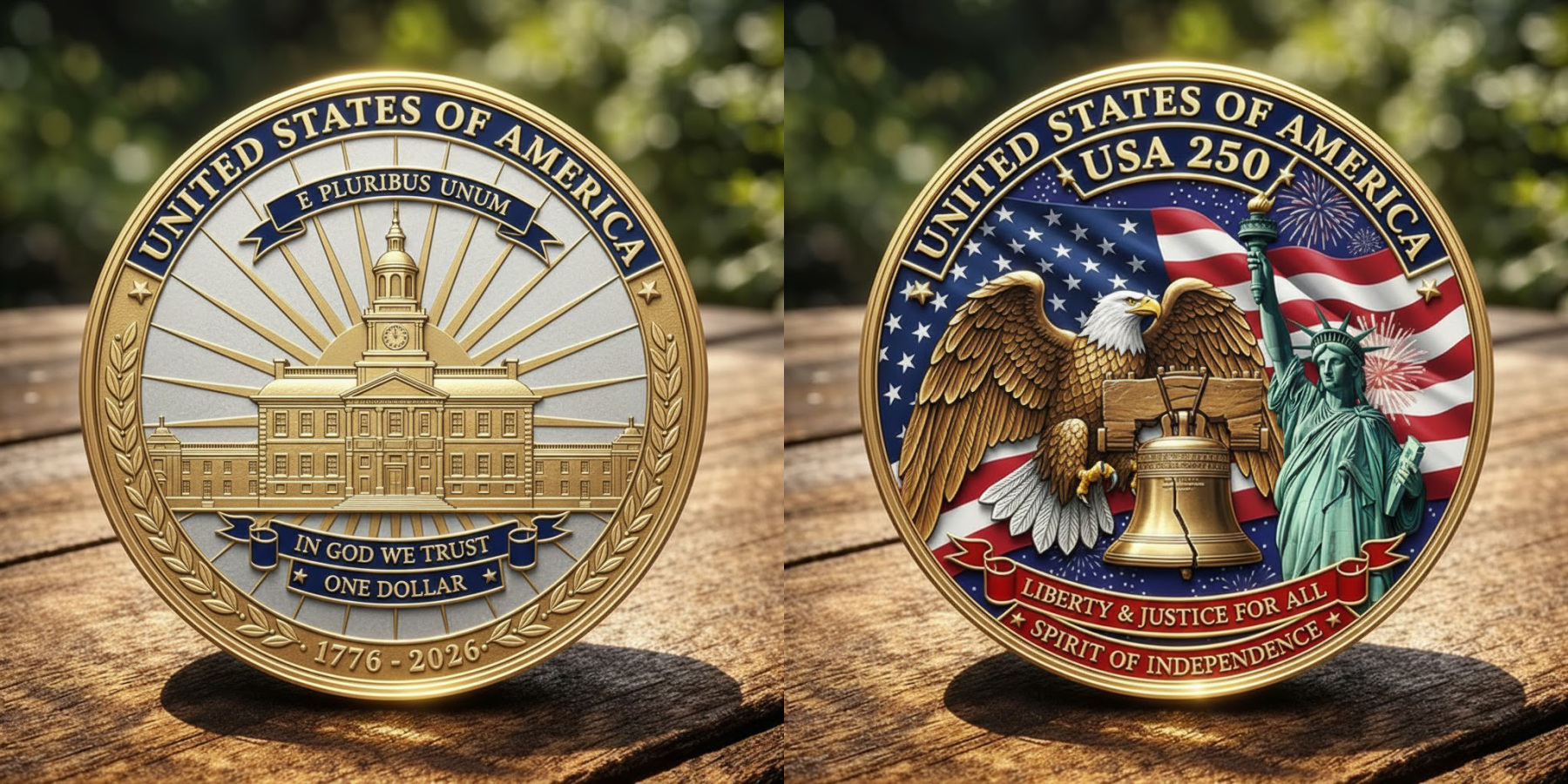 U.S 250th Anniversary Commemorative Coin