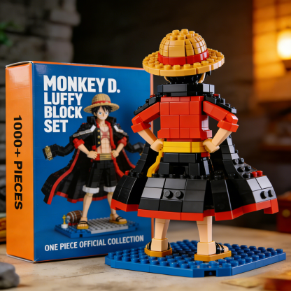 Monkey D. Luffy Pirate Ship Building Blocks Set – Anime Collectible Display Model