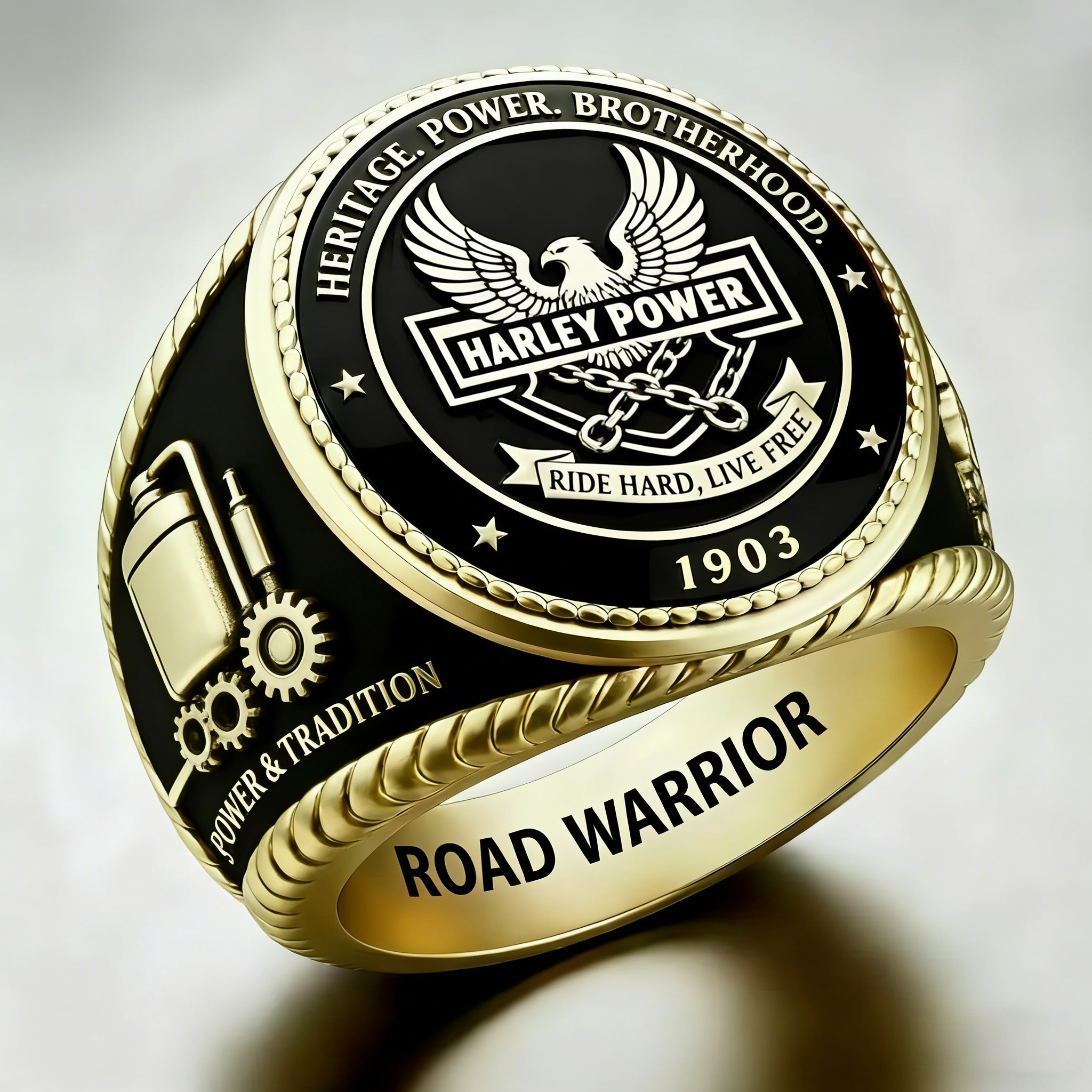 Rugged Biker Ring