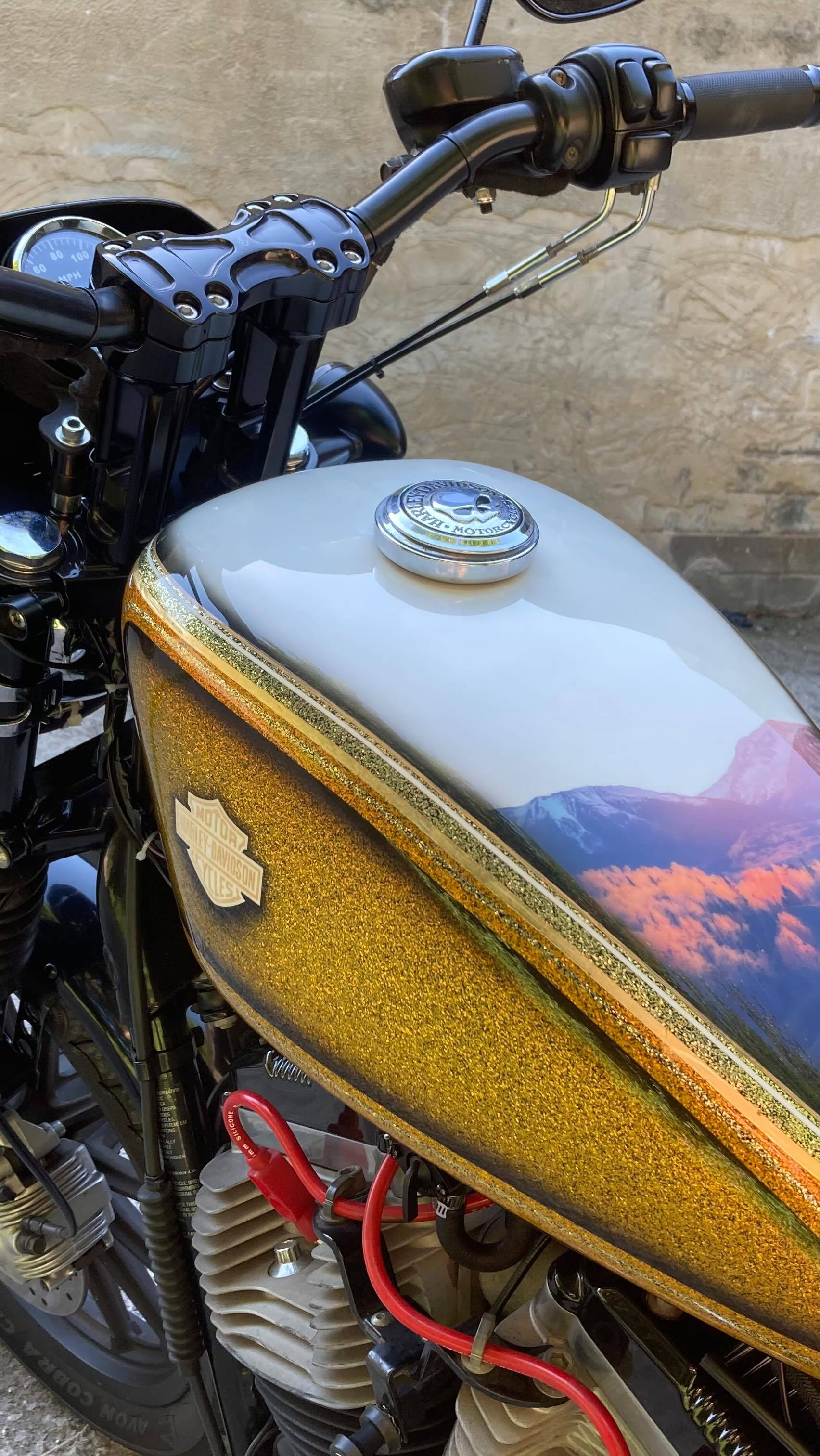 motorcycle gas tank decal