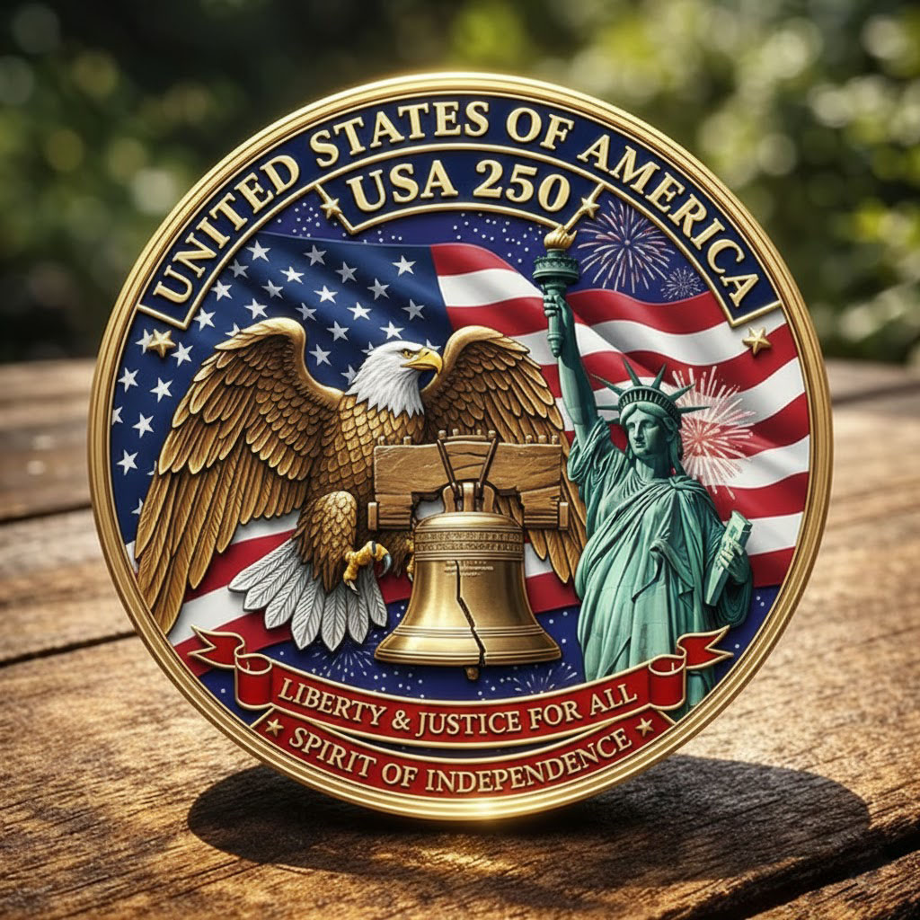U.S 250th Anniversary Commemorative Coin