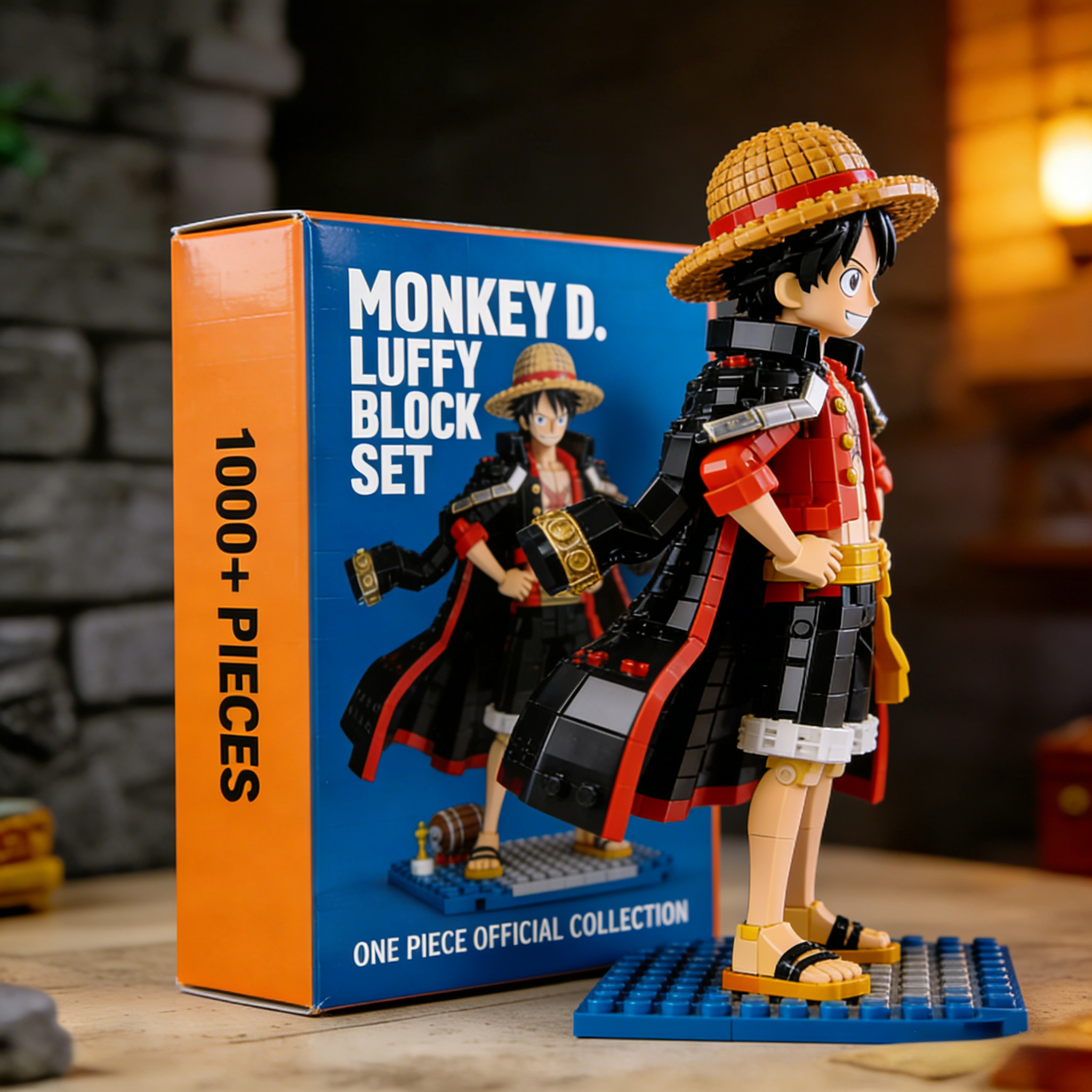 Monkey D. Luffy Pirate Ship Building Blocks Set – Anime Collectible Display Model