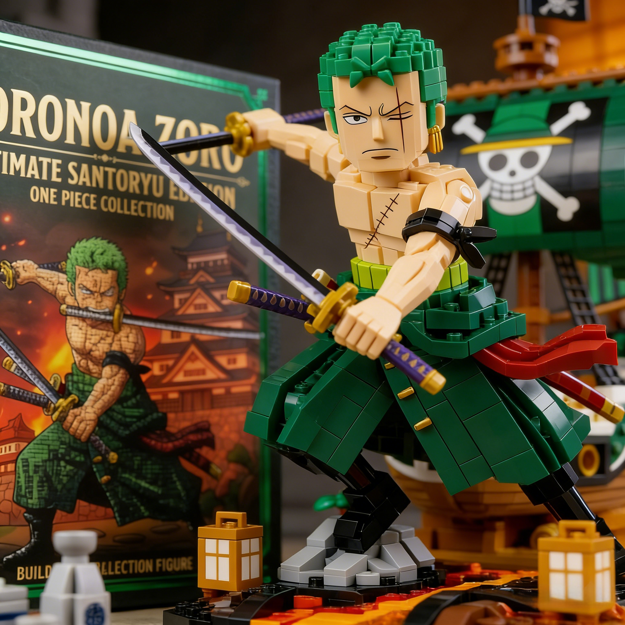 Roronoa Zoro Classic Block Figure | Must-Have for One Piece Fans