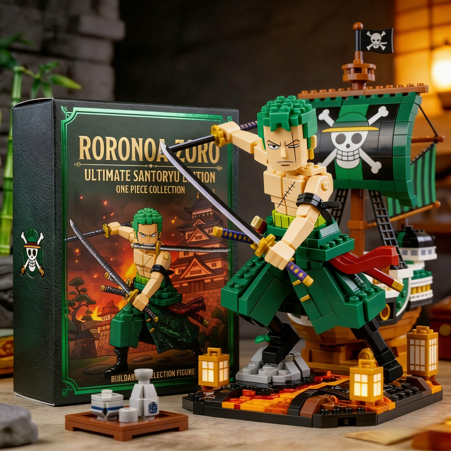 Roronoa Zoro Classic Block Figure | Must-Have for One Piece Fans