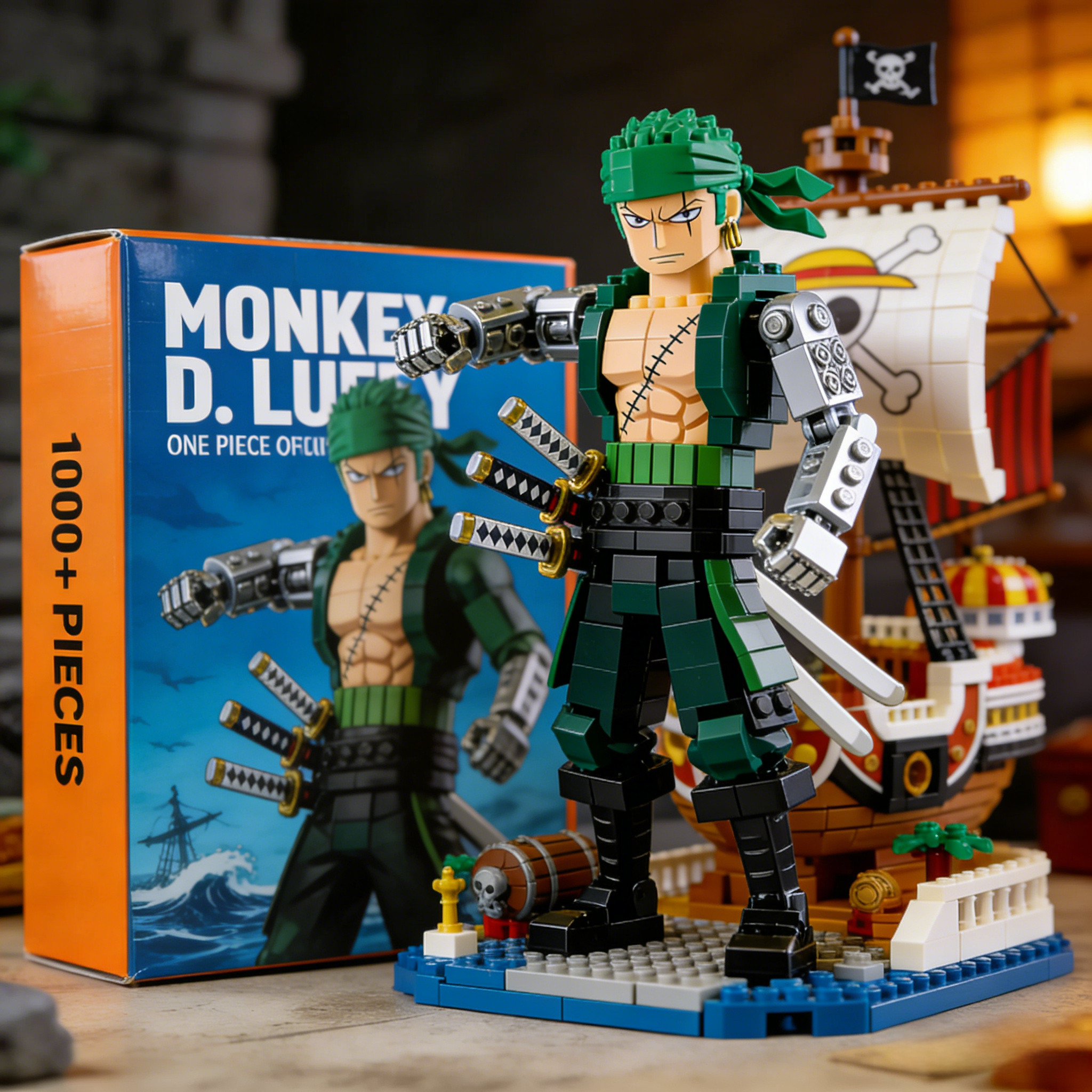 Roronoa Zoro Classic Block Figure | Must-Have for One Piece Fans