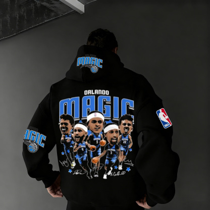 Extra-large Athlete Tribute Graphic Hoodie