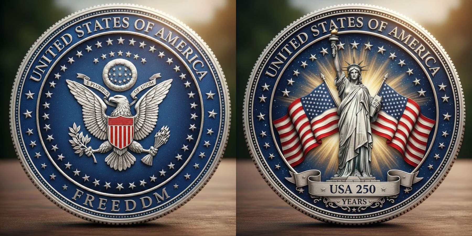 U.S 250th Anniversary Commemorative Coin