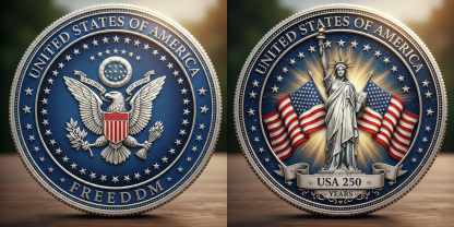 U.S 250th Anniversary Commemorative Coin