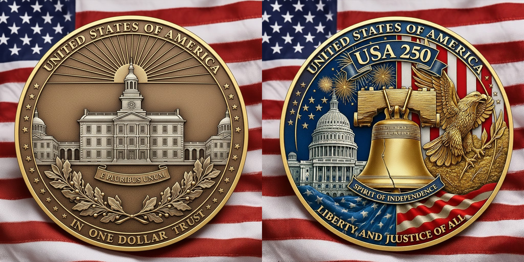 U.S 250th Anniversary Commemorative Coin