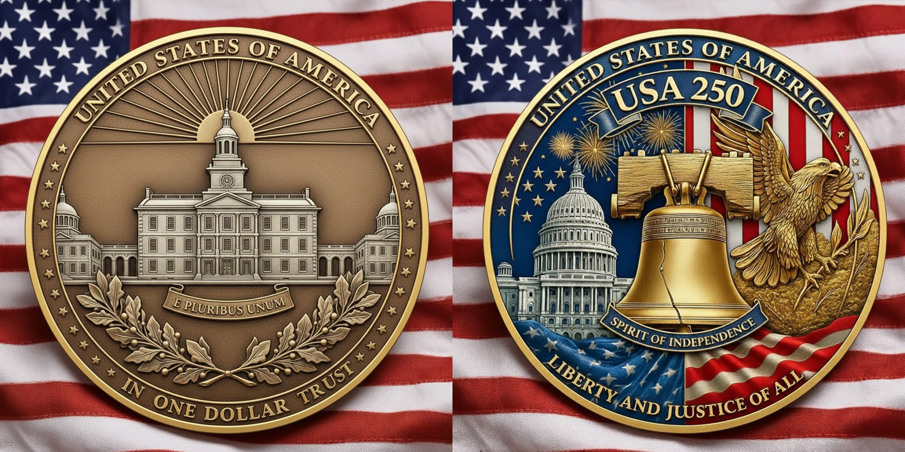 U.S 250th Anniversary Commemorative Coin