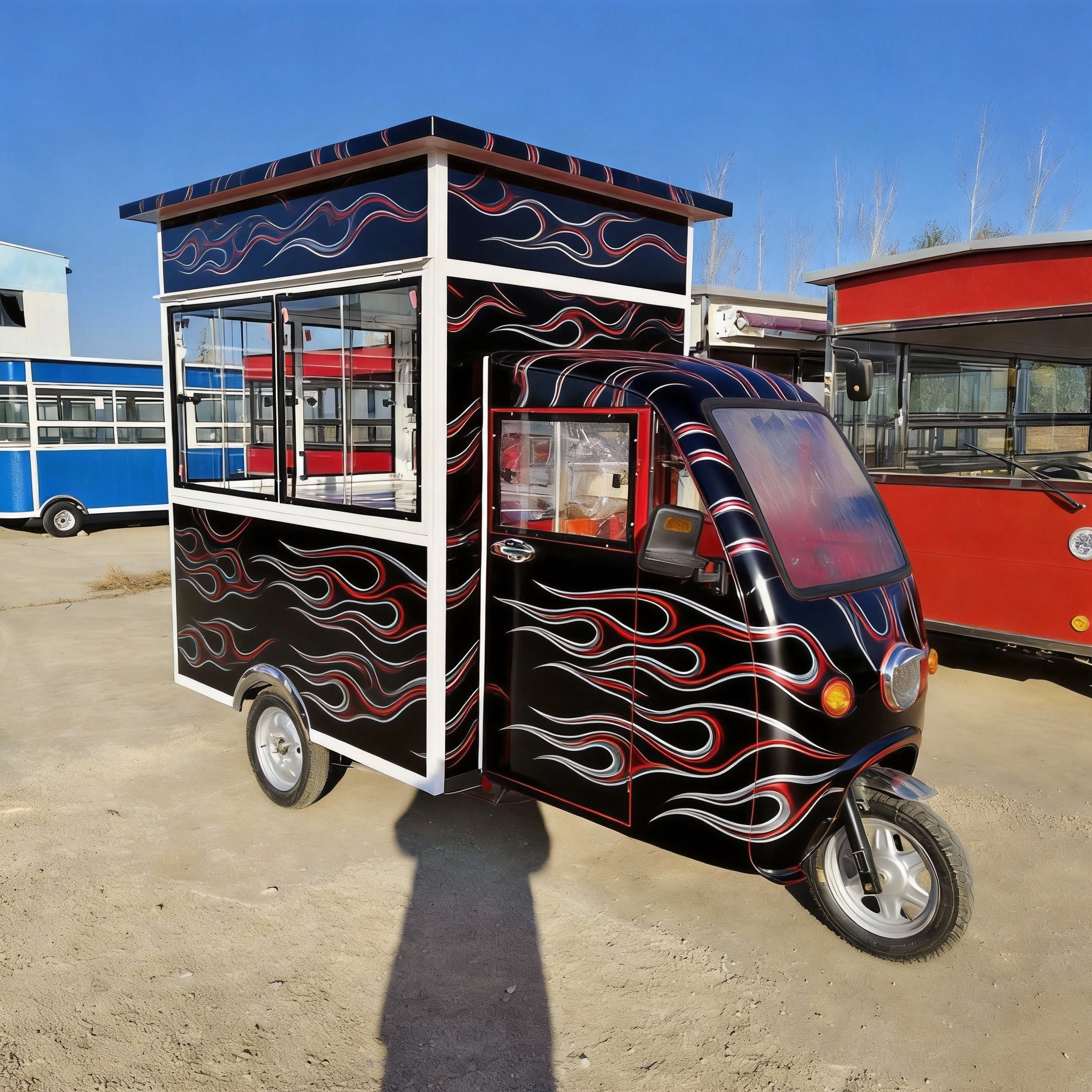 [Copy]Custom All Designs - New Heavy-Duty Electric Cargo Trike with Full Enclosed Delivery Vehicle, 3-Wheel Scooter for Outdoor Recreation