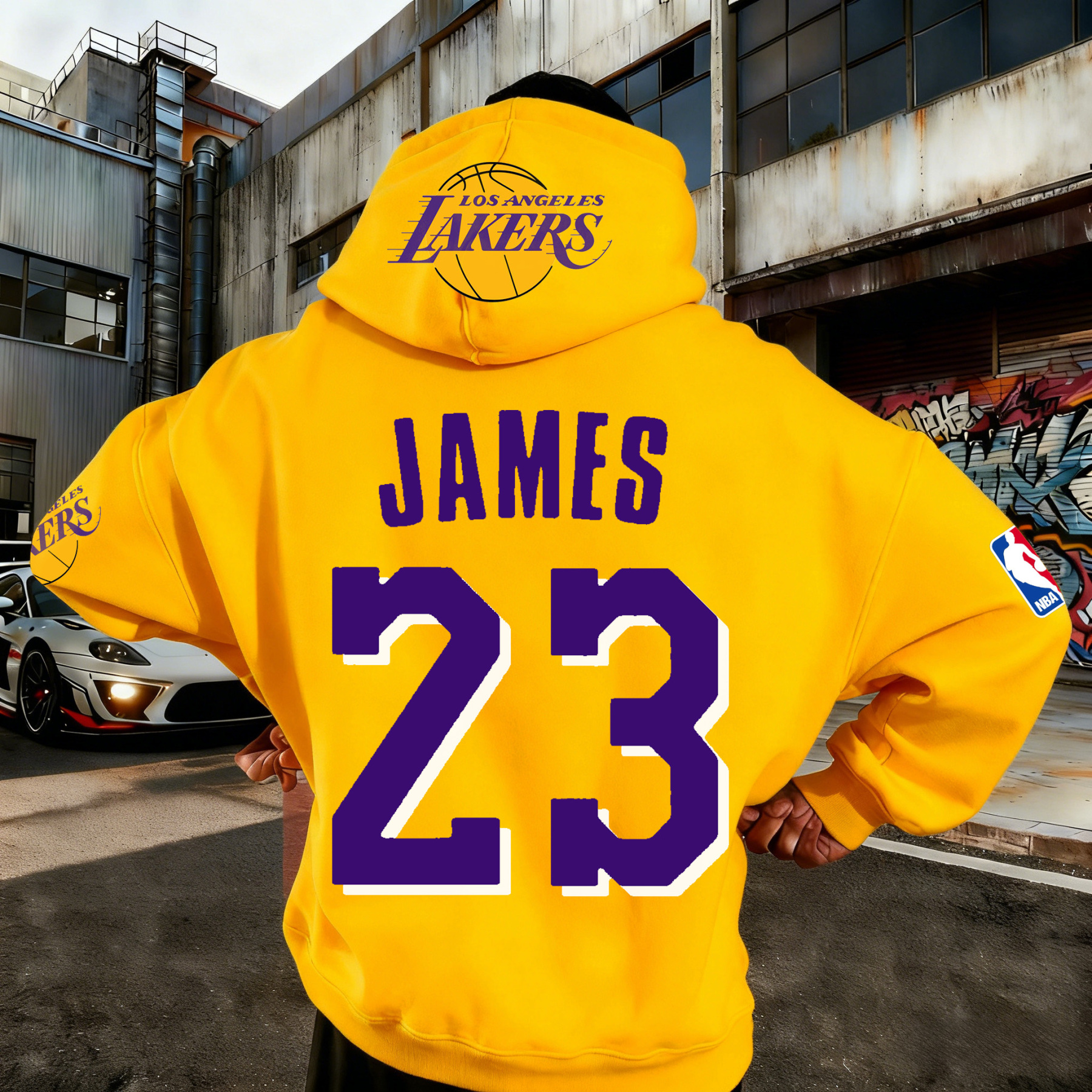Legendary Team Lakers LeBron James 23 Hoodie