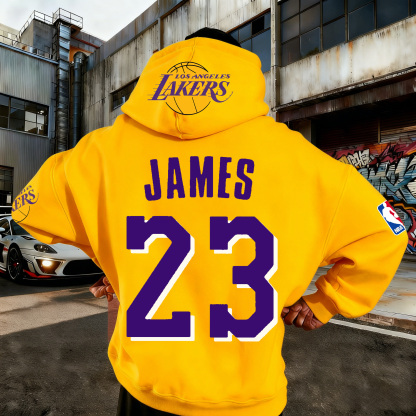 Legendary Team Lakers LeBron James 23 Hoodie