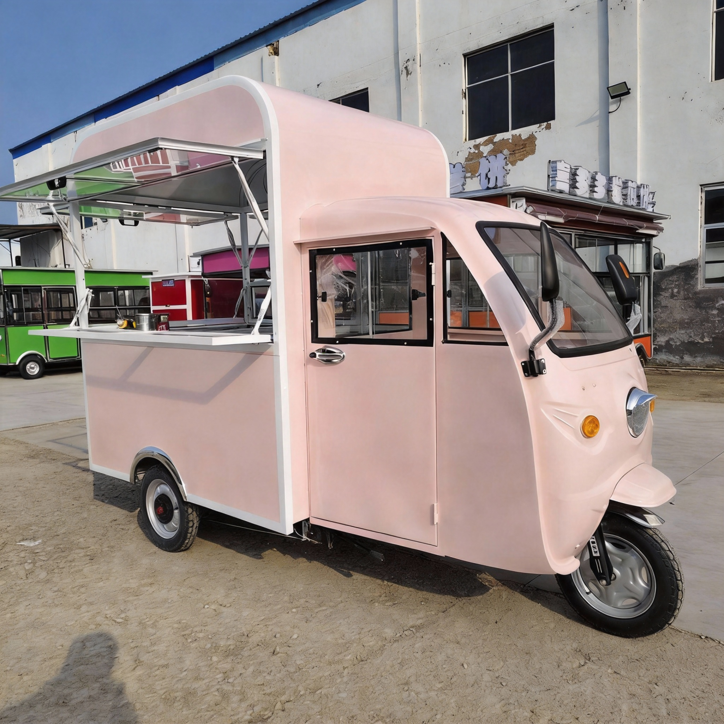 [Copy]Custom All Designs - New Heavy-Duty Electric Cargo Trike with Full Enclosed Delivery Vehicle, 3-Wheel Scooter for Outdoor Recreation