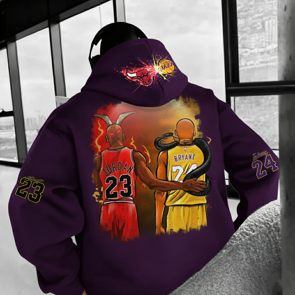 Legendary street style graphic print collaborative hoodie