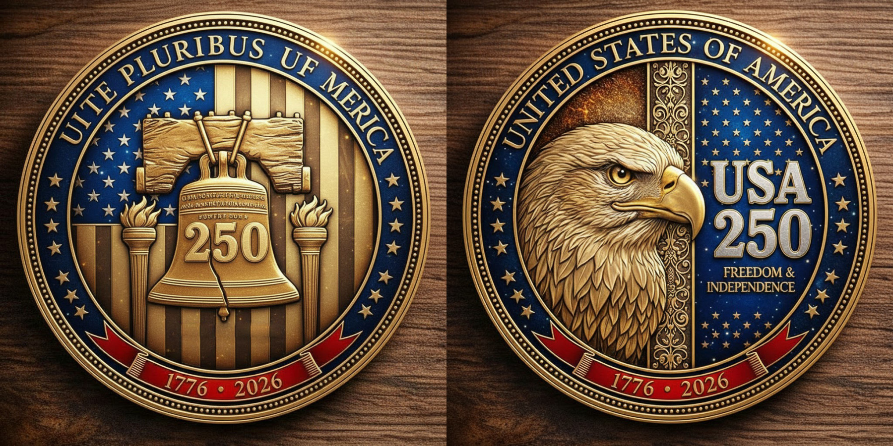 U.S 250th Anniversary Commemorative Coin