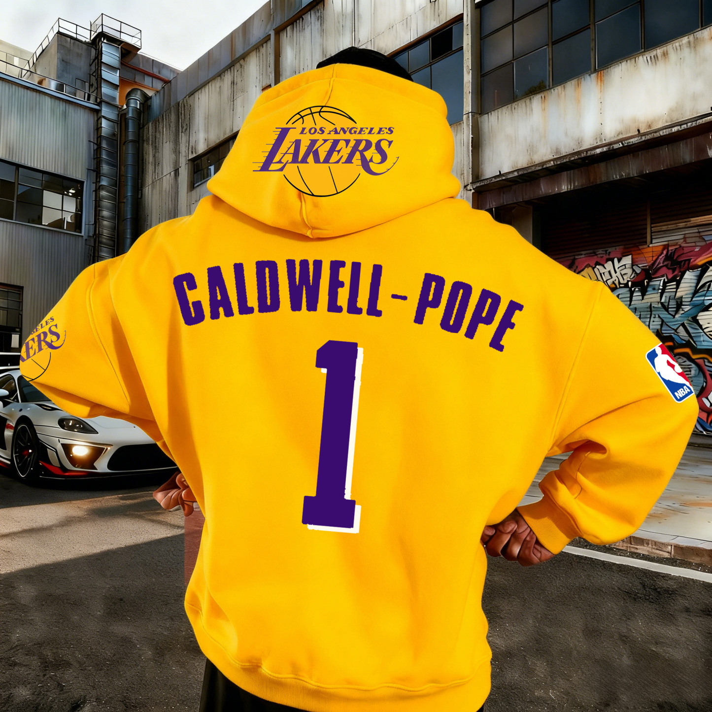 Official Sportswear Gold Caldwell-Pope Number One Hoodie