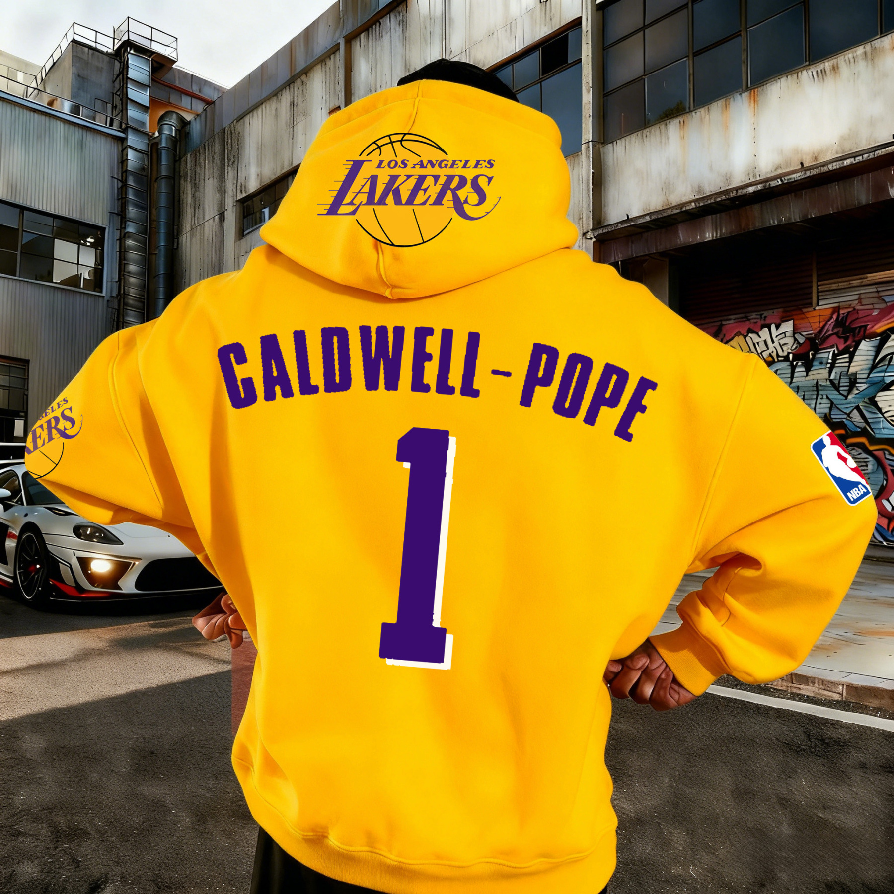 Official Sportswear Gold Caldwell-Pope Number One Hoodie