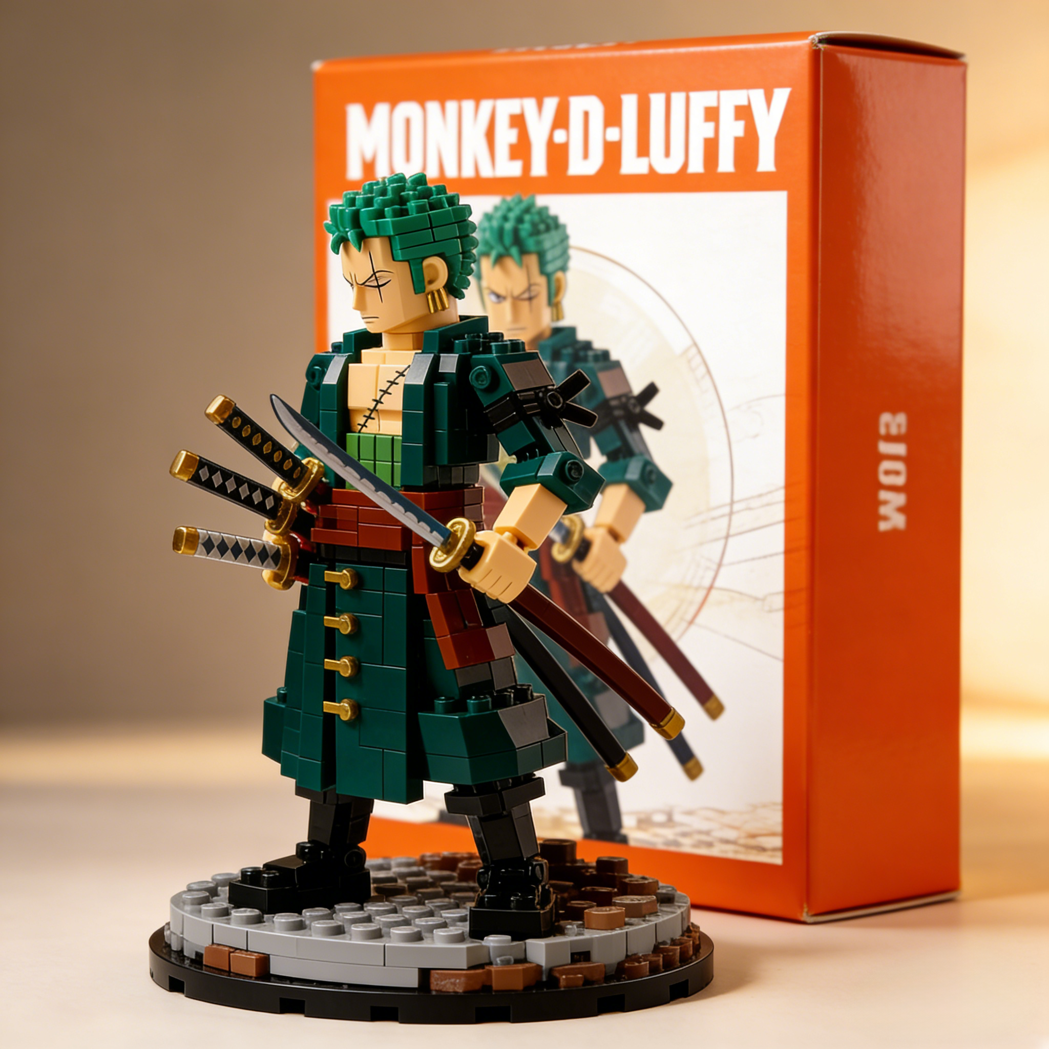 Roronoa Zoro Classic Block Figure | Must-Have for One Piece Fans