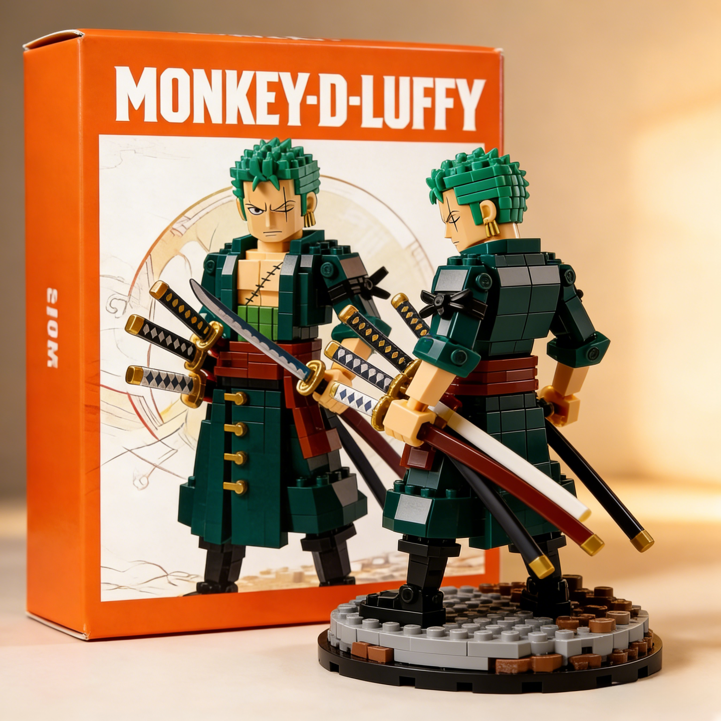 Roronoa Zoro Classic Block Figure | Must-Have for One Piece Fans