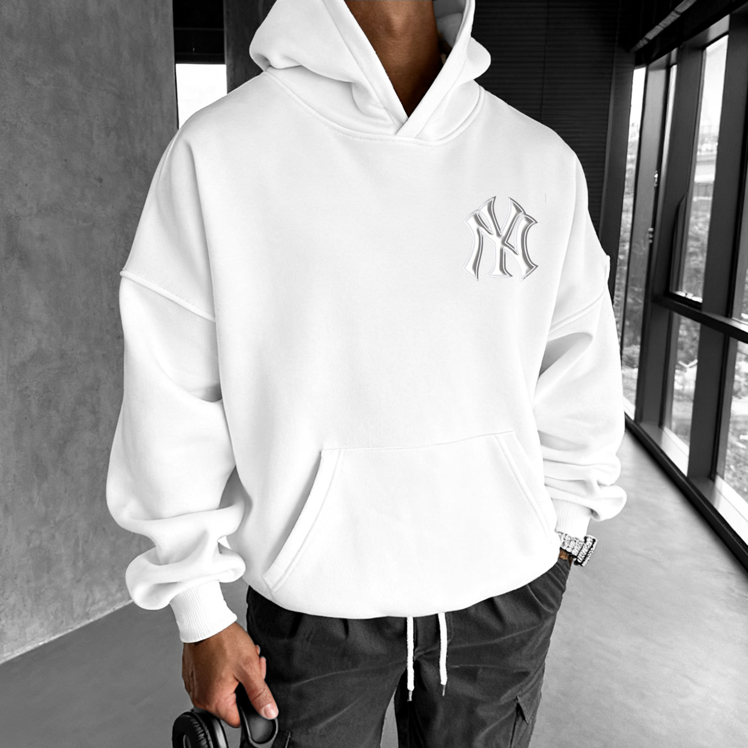 Stylish Baseball Oversized Hoodie