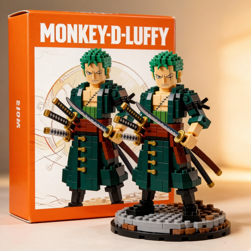 Roronoa Zoro Classic Block Figure | Must-Have for One Piece Fans