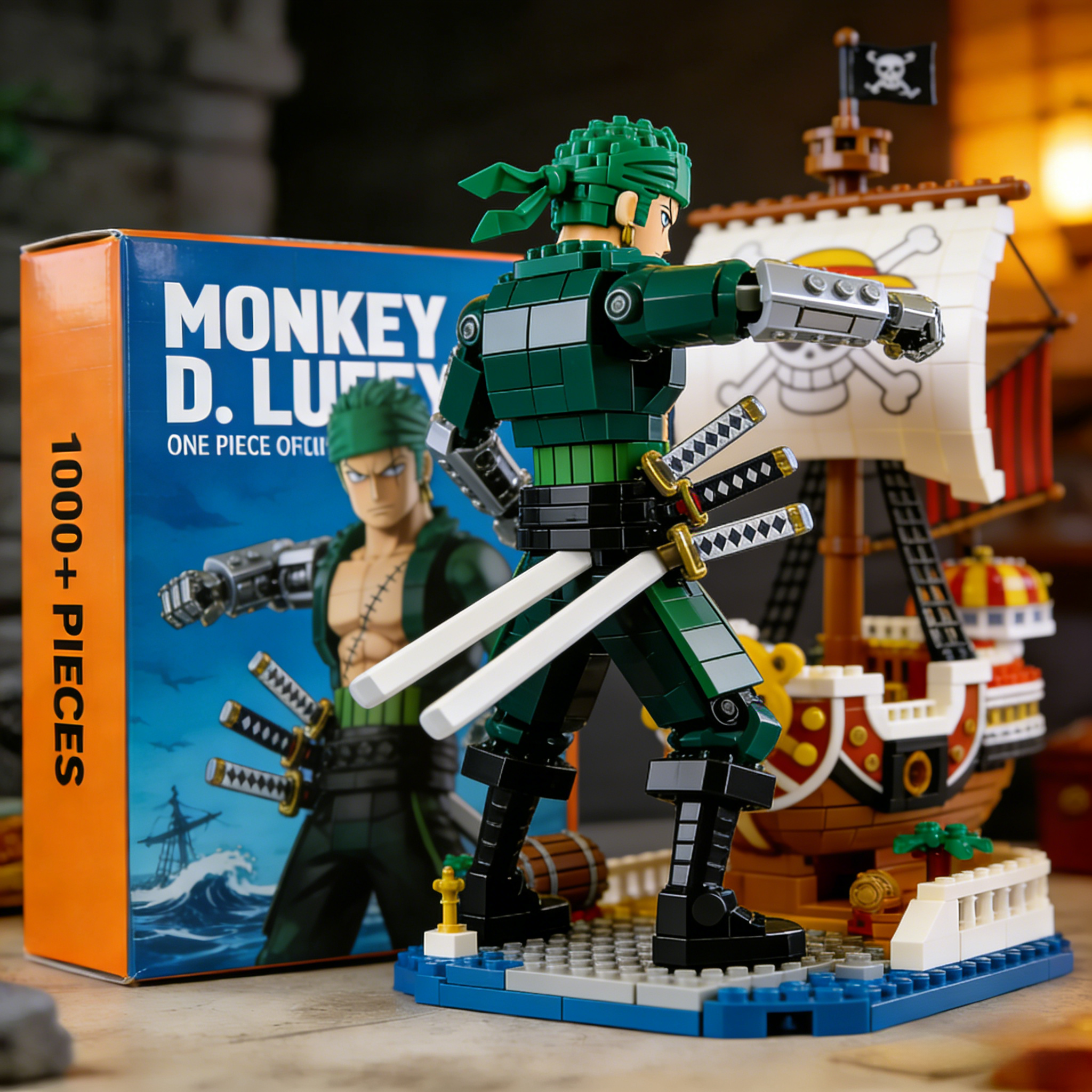 Roronoa Zoro Classic Block Figure | Must-Have for One Piece Fans