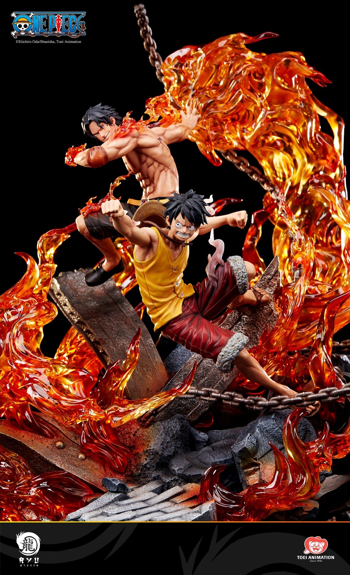 RYU Studio - One Piece Luffy and Ace 