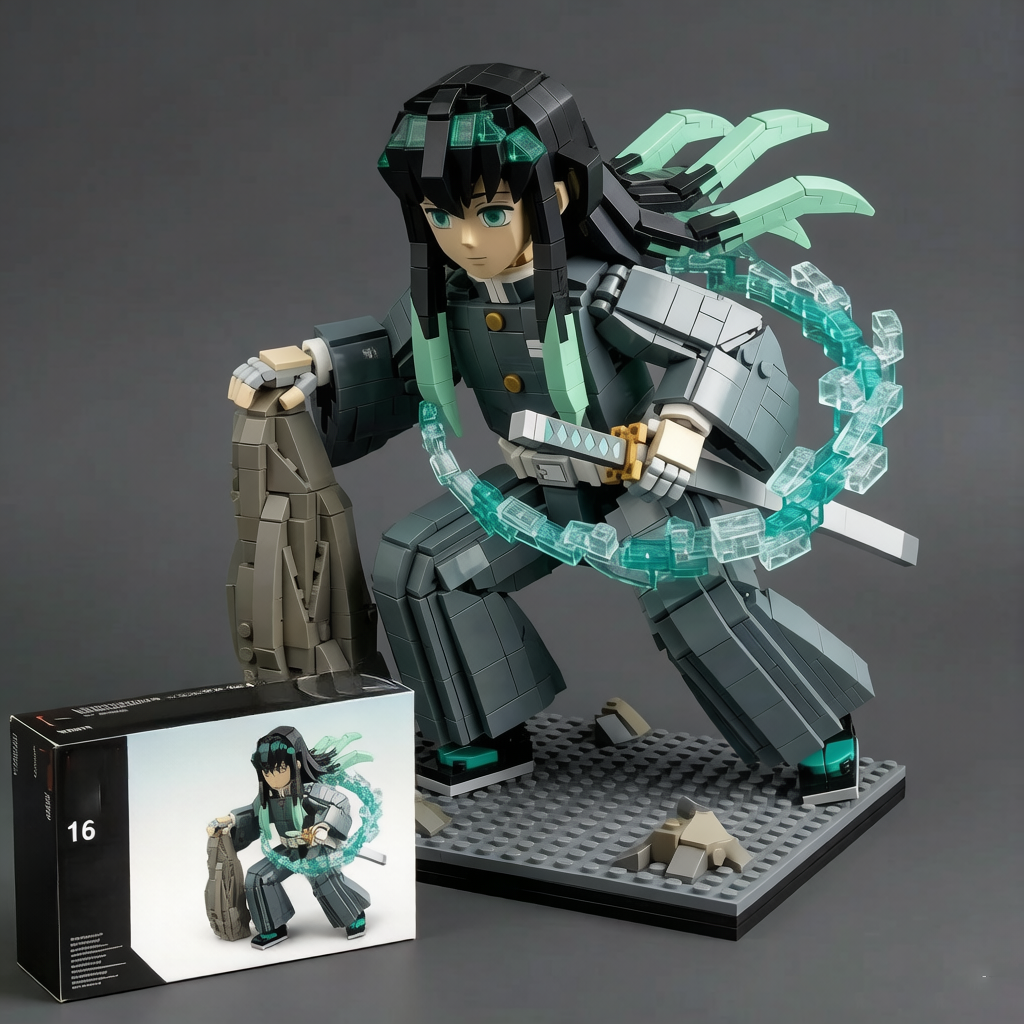 Muichiro Tokito Anime Building Block Figure